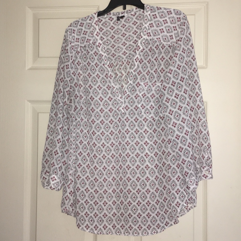V neck blouse